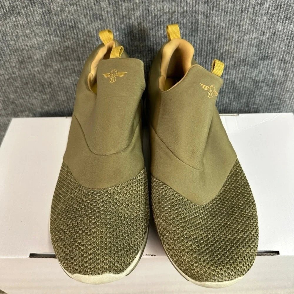 Creative Recreation Mens Slip On Sneakers Olive Green Mesh CR0680005 Size 11